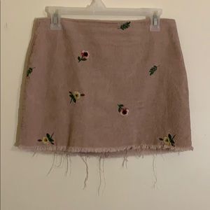 Corduroy Mini-Skirt